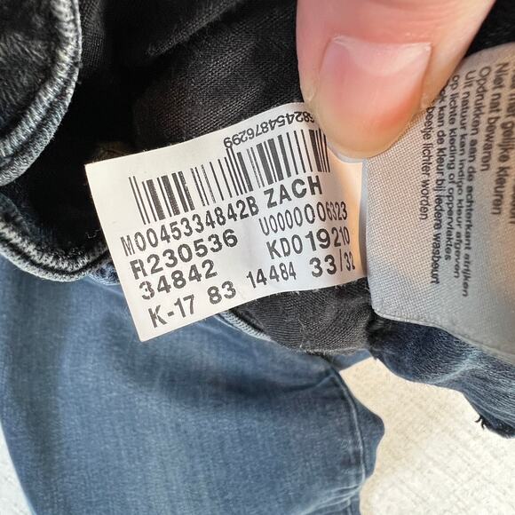 Mavi Zach Straight Leg Mid-Rise Jeans Women 33/32 Dark Wash Stretch Denim - Picture 5 of 13